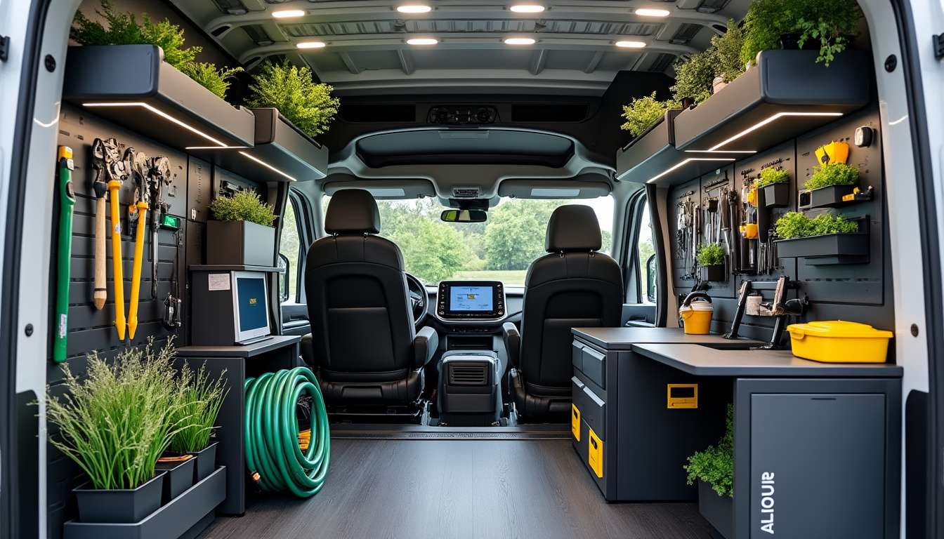 découvrez nos conseils pour optimiser l’espace et l’organisation de votre camion paysagiste en 2025. maximisez la fonctionnalité et le rangement pour travailler plus efficacement au quotidien.