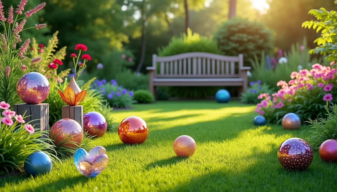 Comment décorer son jardin avec des boules décoratives : idées et conseils pour 2025