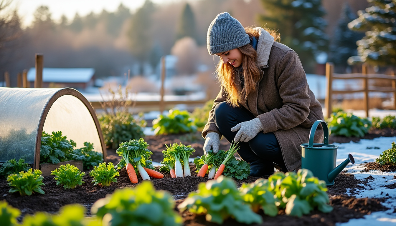 Jardinage en hiver : astuces et conseils pour un potager productif en 2025
