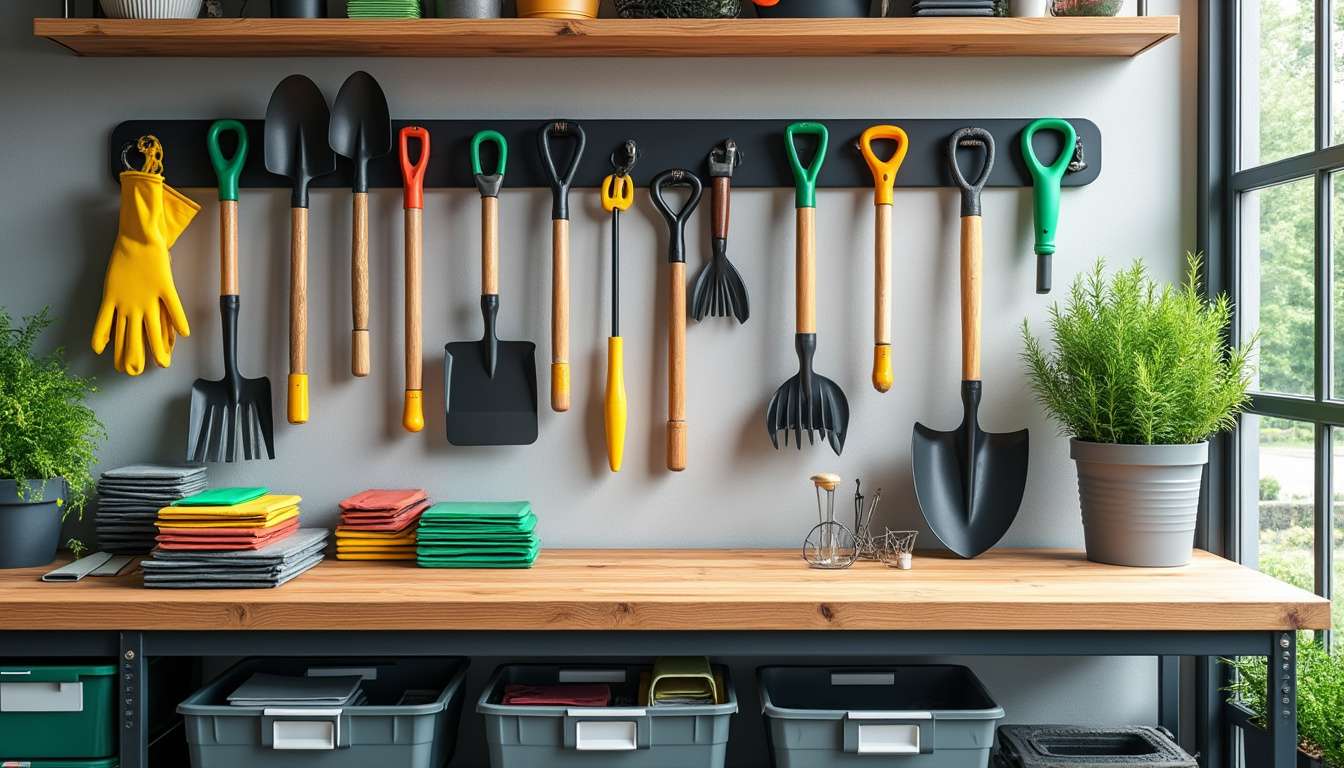Range outils jardinage : comment organiser et optimiser votre espace en 2025 ?